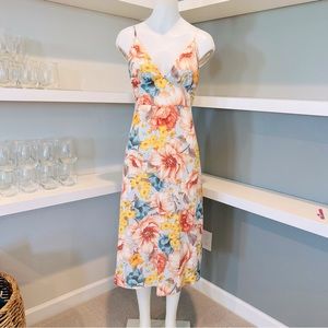 F21 soft tie back midi dress